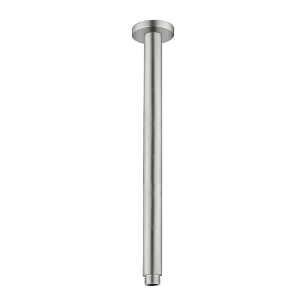 Nero NR503300BN Round Ceiling Arm 300mm - Brushed Nickel