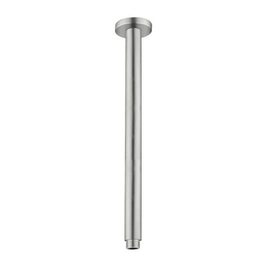 Nero NR503300BN Round Ceiling Arm 300mm - Brushed Nickel