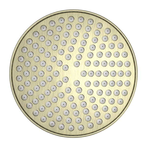 Nero NR508094AB York 200mm Shower Head - Aged Brass