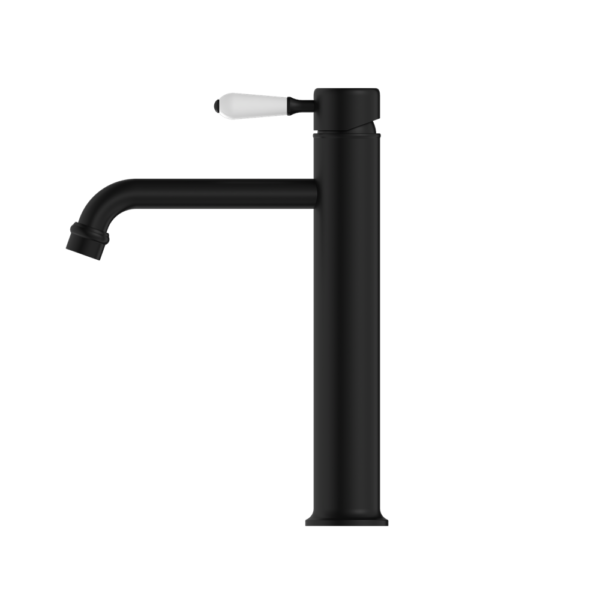 Nero York Straight Tall Basin Mixer - Matte Black