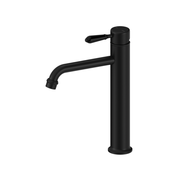 Nero York Straight Tall Basin Mixer - Matte Black