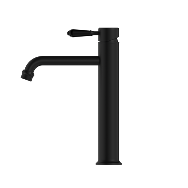 Nero York Straight Tall Basin Mixer - Matte Black