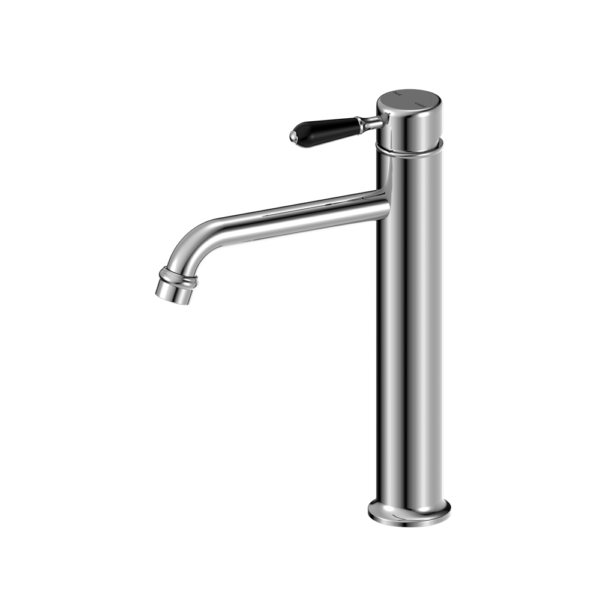 Nero York Straight Tall Basin Mixer - Chrome