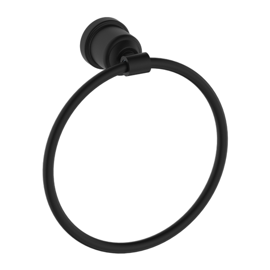 Nero NR6980MB York Towel Ring - Matte Black