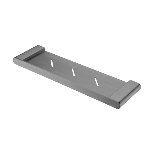 Nero NR9087AGM Bianca Metal Shower Shelf - Gunmetal Grey