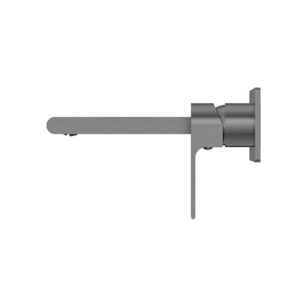 Nero Bianca Wall Basin/Bath Mixer - Gunmetal