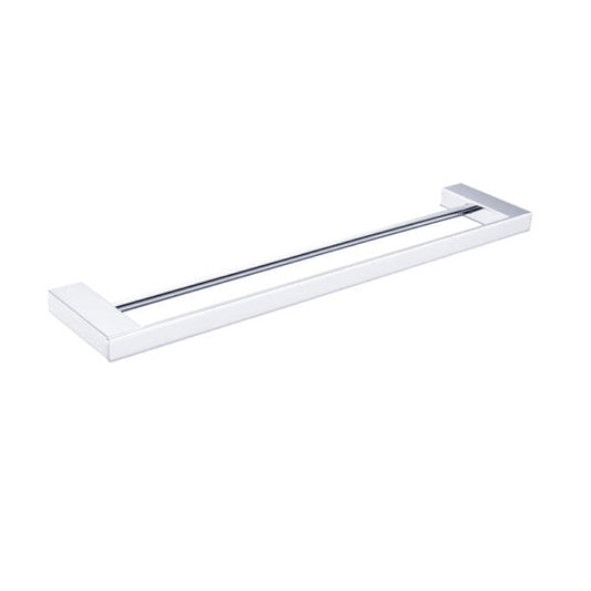 Nero Celia Double Towel Rail - Chrome
