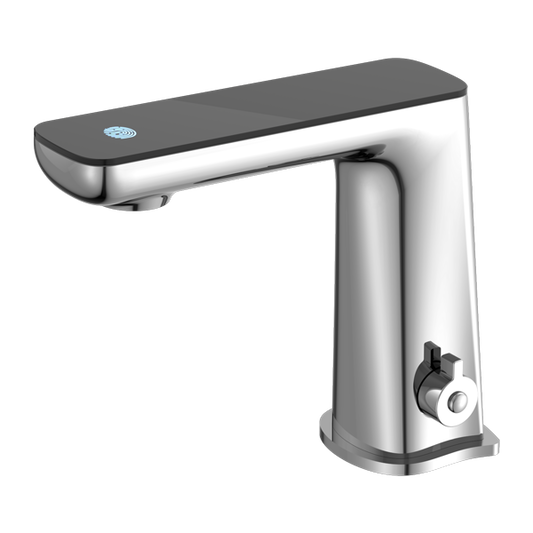 Nero NR222101CH Claudia Sensor Mixer with Black Top Display - Chrome
