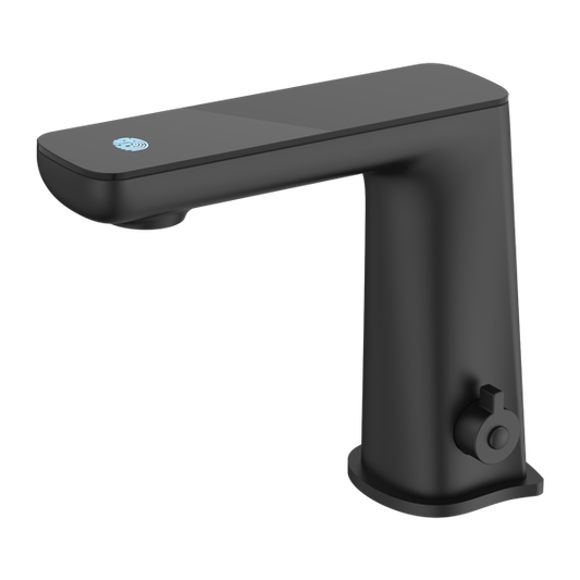 Nero NR222101MB Claudia Sensor Mixer with Black Top Display - Matte Black