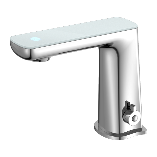 Nero NR222102CH Claudia Sensor Mixer with White Top Display - Chrome