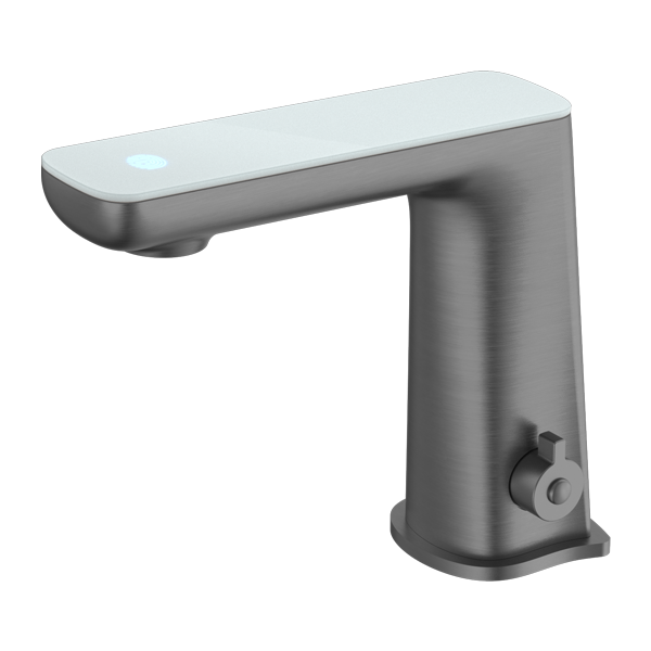 Nero NR222102GM Claudia Sensor Mixer with White Top Display - Gunmetal