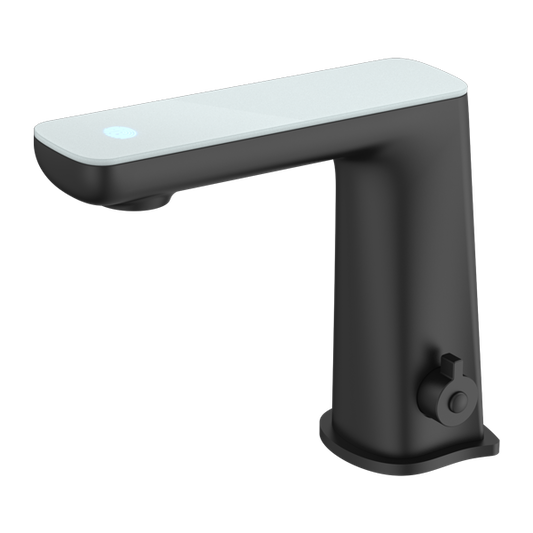 Nero NR222102MB Claudia Sensor Mixer with White Top Display - Matte Black