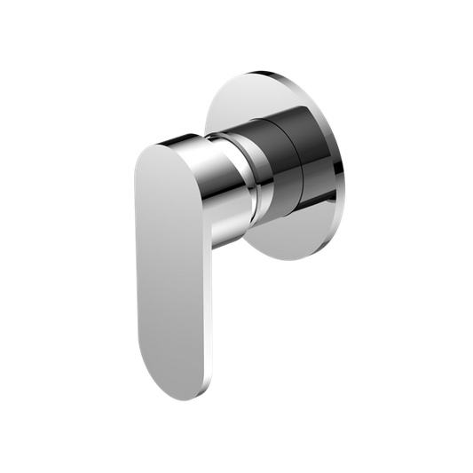 Nero NR301311DCH Ecco Shower Mixer Round Back Plate - Chrome