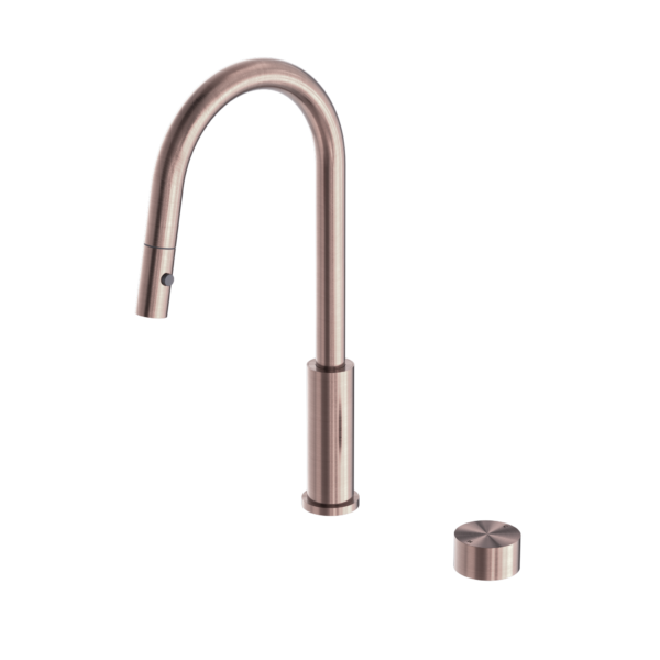 Nero NR271908BZ Kara Progressive Pull Out Kitchen Mixer - Brushed Bronze