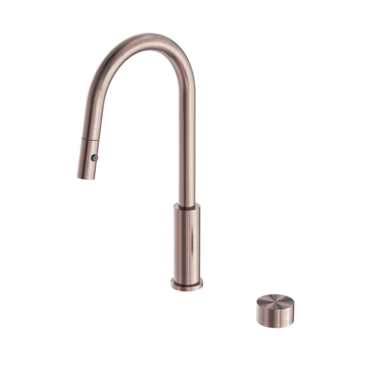 Nero NR271908BZ Kara Progressive Pull Out Kitchen Mixer - Brushed Bronze