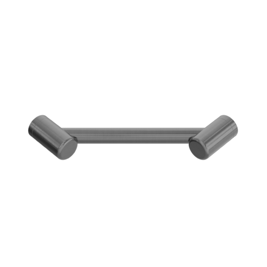 Nero NRCR2508WGM Mecca Care 25mm Footrest Corner Grab Rail 215mm - Gunmetal