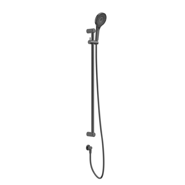 Nero Mecca Care Grab Rail and Adjustable Shower Rail Set -  Gunmetal