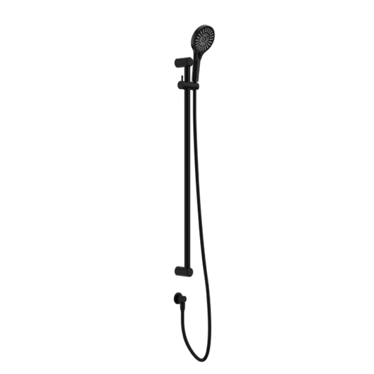 Nero Mecca Care Grab Rail and Adjustable Shower Rail Set - Matte Black