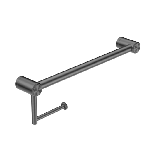 Nero Mecca Care 25mm Toilet Roll Rail - Gunmetal