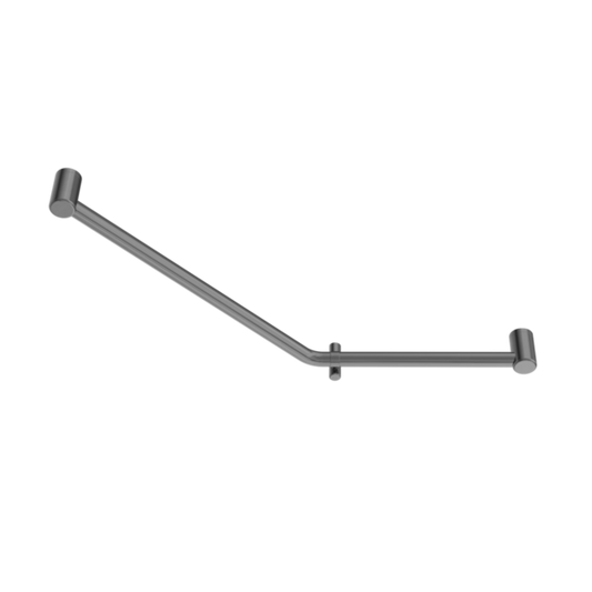 Nero NRCR3245DGM Mecca Care 32mm Ambulant 45 Degree Bent Tube Grab Rail - Gunmetal