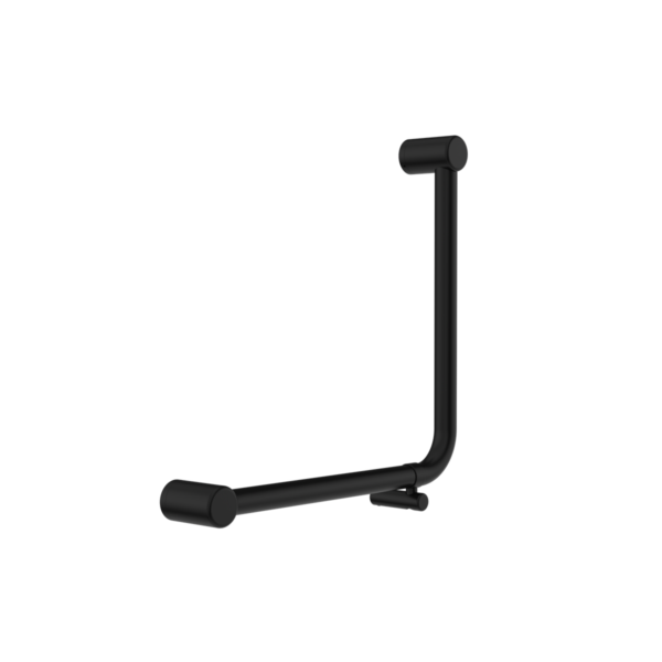 Nero NRCR3290DMB Mecca Care 32mm Ambulant 90 Degree Bent Tube Grab Rail - Matte Black
