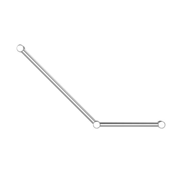 Nero Mecca Care 32mm Ambulant Toilet Grab Rail - Chrome