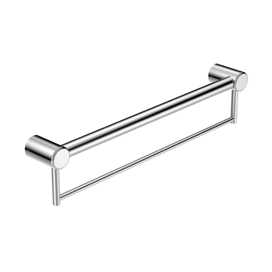 Nero Mecca Care 32mm Grab Rail with Towel Holder - Chrome