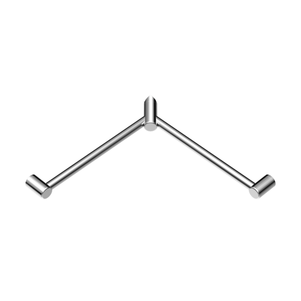 Nero NRCR3290WCH Mecca Care 32mm Wrap Around Corner Grab Rail - Chrome