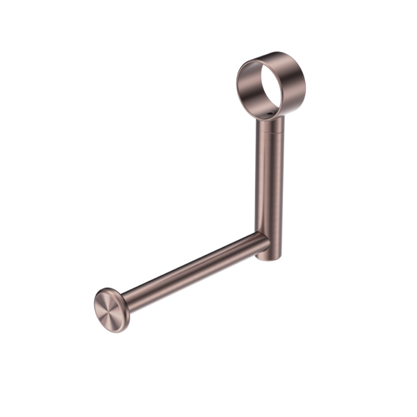 Nero NRCR3286TBZ Mecca Care Add On Toilet Roll Holder -  Brushed Bronze