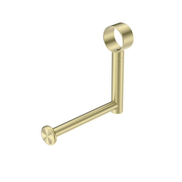 Nero NRCR3286TBG Mecca Care Add On Toilet Roll Holder -  Brushed Gold