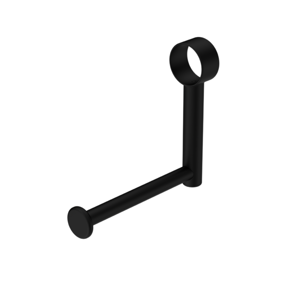Nero NRCR3286TMB Mecca Care Add On Toilet Roll Holder - Matte Black