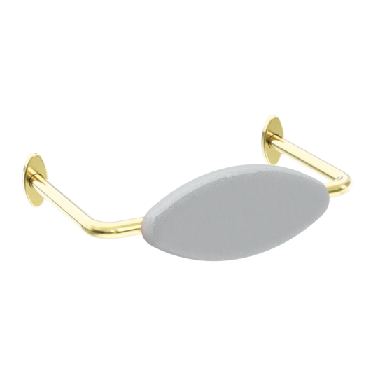 Nero NRCR0001BG Mecca Care DDA Toilet Backrest - Brushed Gold