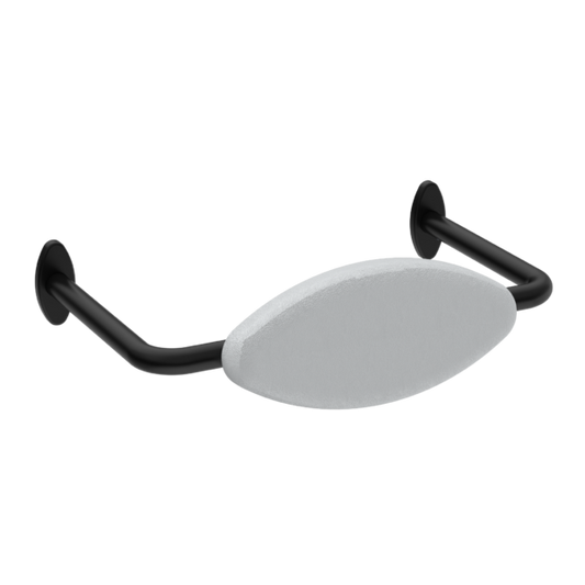 Nero NRCR0001MB Mecca Care DDA Toilet Backrest - Matte Black