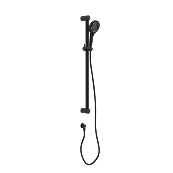 Nero Mecca Care Grab Rail and Adjustable Shower Rail Set - Matte Black