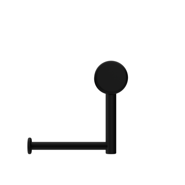 Nero NRCR3286MB Mecca Care Heavy Duty Toilet Roll Holder - Matte Black