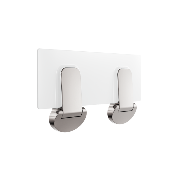 Nero Mecca Care Shower Seat - Brushed Nickel