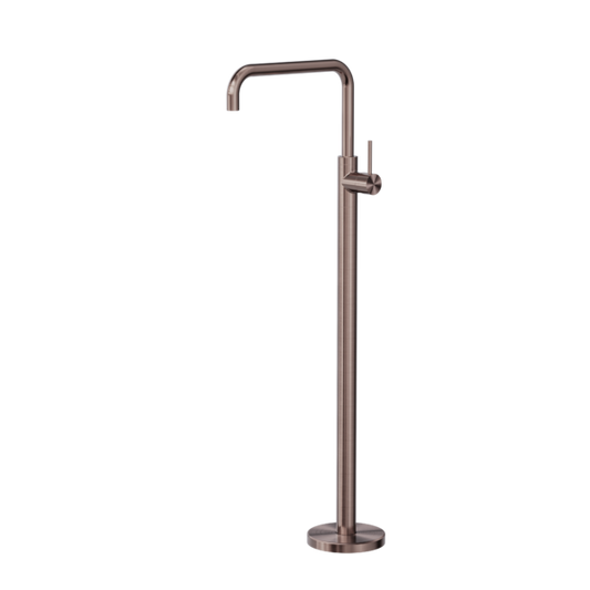 Nero NR221903BBZ Mecca Freestanding Bath Mixer Square Shape - Brushed Bronze