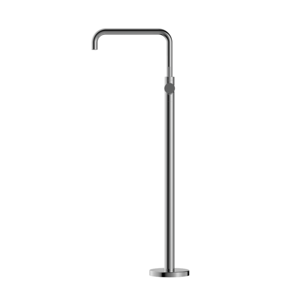 Nero NR221903BCH Mecca Freestanding Bath Mixer Square Shape - Chrome