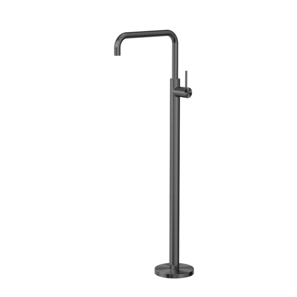 Nero NR221903BGM Mecca Freestanding Bath Mixer Square Shape - Gunmetal