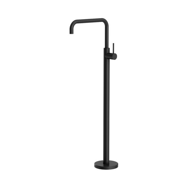 Nero NR221903BMB Mecca Freestanding Bath Mixer Square Shape - Matte Black