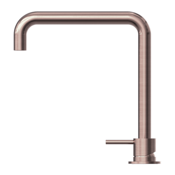 Nero NR221901cBZ Mecca Hob Basin Mixer with Square Swivel Spout - Brushed Bronze