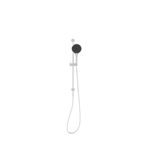 Nero NR221905GMW Mecca Rail Shower with Air Shower II - Matte White