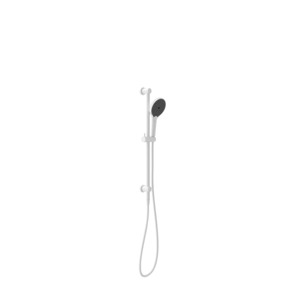 Nero NR221905GMW Mecca Rail Shower with Air Shower II - Matte White