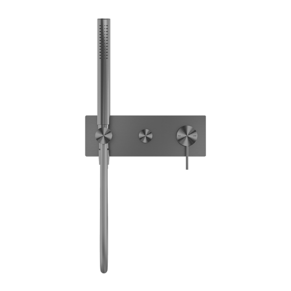 Nero NR221912EGM Mecca Shower Mixer Diverter System - Gunmetal
