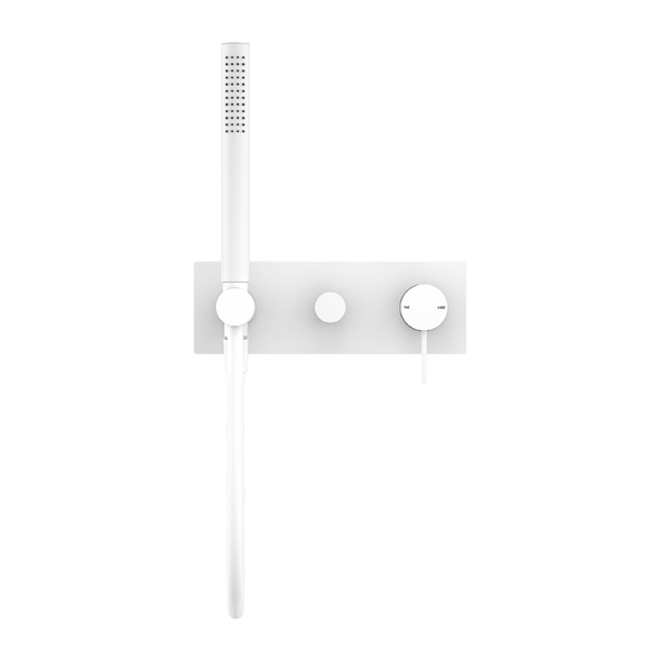Nero NR221912EMW Mecca Shower Mixer Diverter System - Matte White