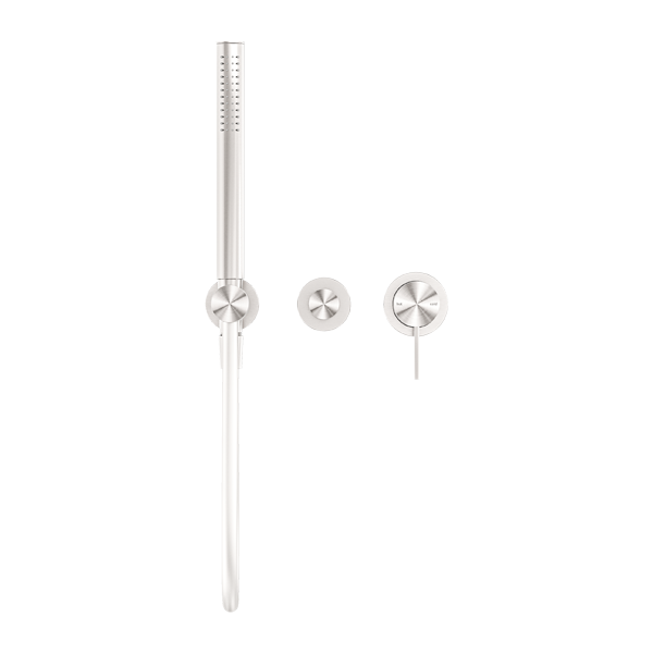 Nero NR221912FBN Mecca Shower Mixer Diverter System (Separate Back Plate) - Brushed Nickel