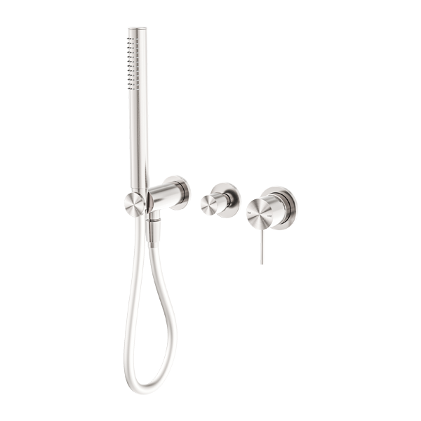 Nero NR221912FBN Mecca Shower Mixer Diverter System (Separate Back Plate) - Brushed Nickel