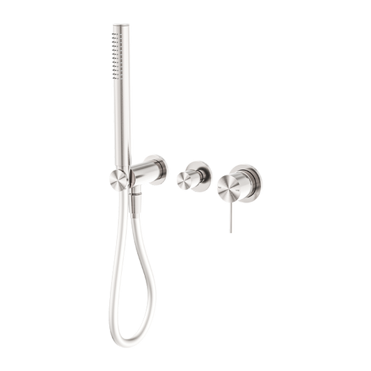 Nero NR221912FBN Mecca Shower Mixer Diverter System (Separate Back Plate) - Brushed Nickel