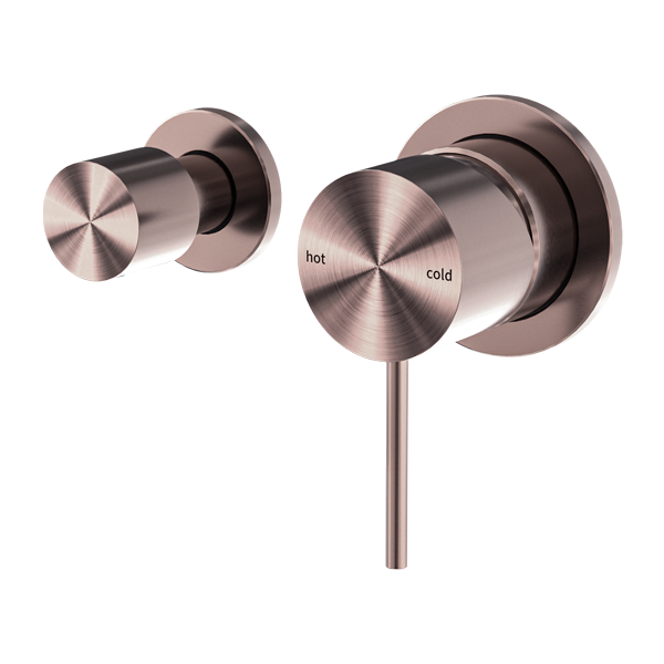 Nero NR221911UBZ Mecca Shower Mixer with Horizontal 2 Way Divertor - Brushed Bronze