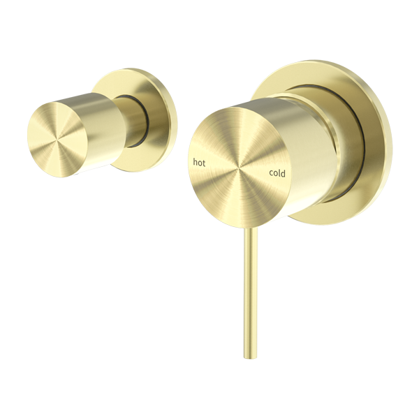 Nero NR221911uBG Mecca Shower Mixer with Horizontal 2 Way Divertor - Brushed Gold